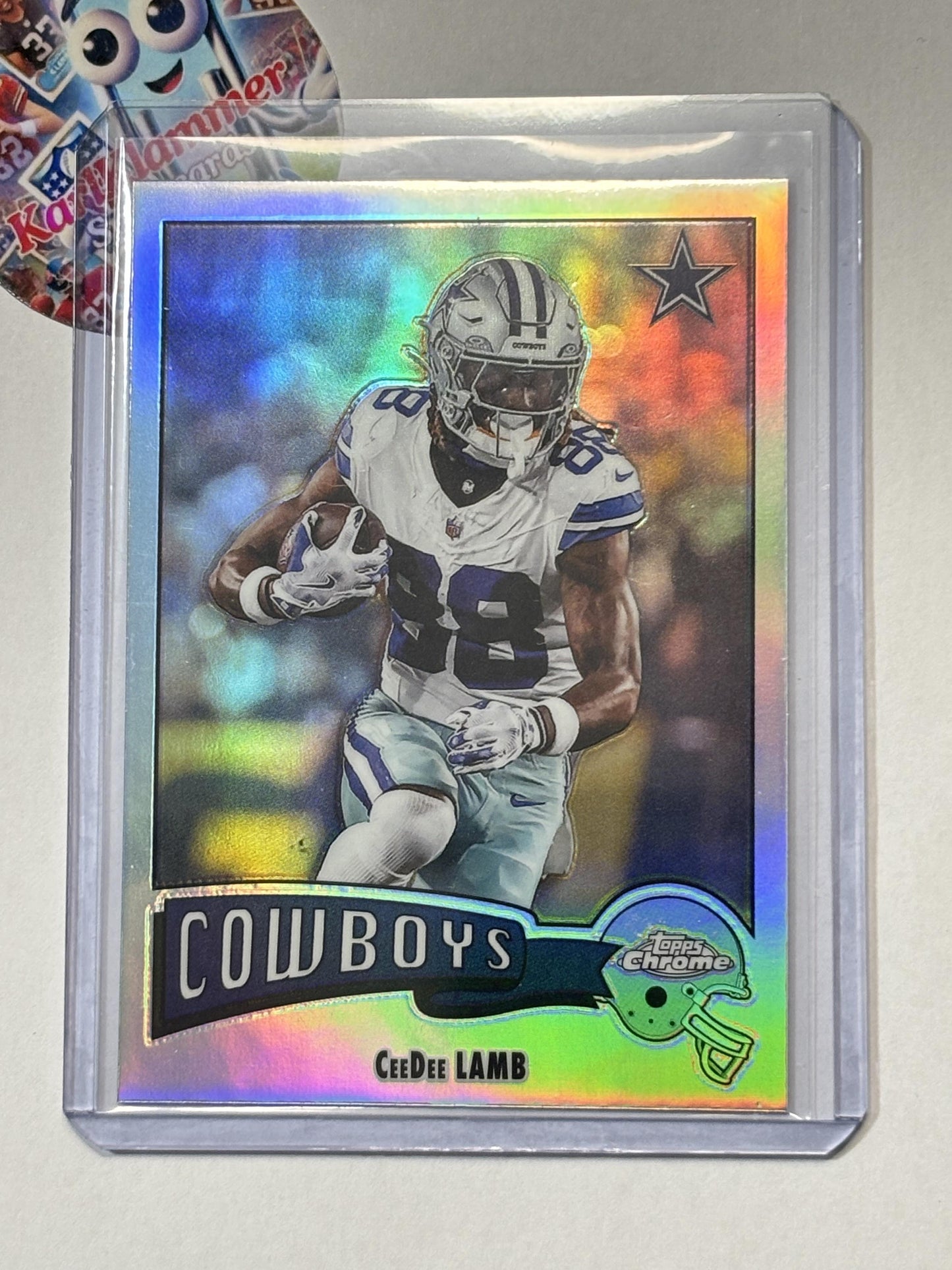 2025 Topps Chrome #1975-9 CeeDee Lamb 1975 Topps Refractor Dallas Cowboys