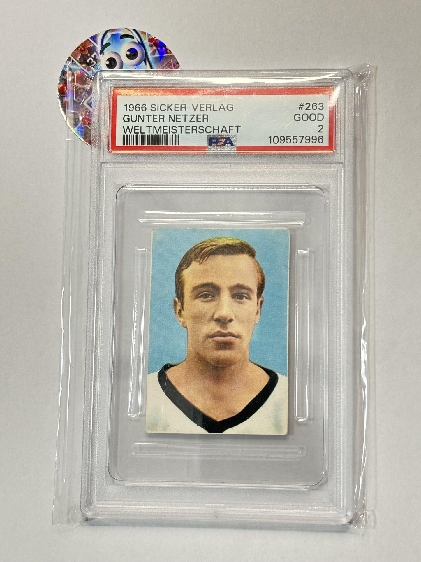 1966 Sicker-Verlag Die Weltmeisterschaft 1966 in England #263 Günter Netzer PSA 2 West Germany