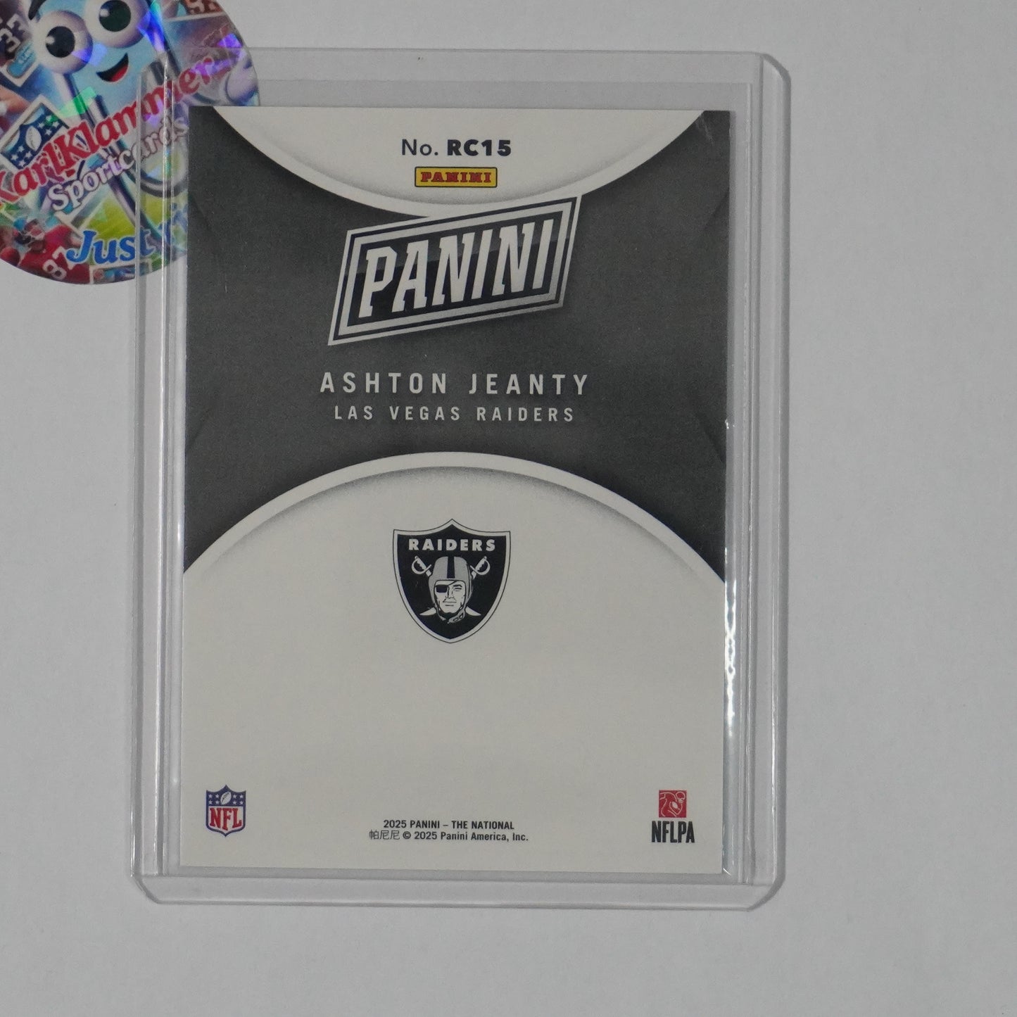 2025 Panini National Convention Silver Packs #RC15 Ashton Jeanty Orange #/199