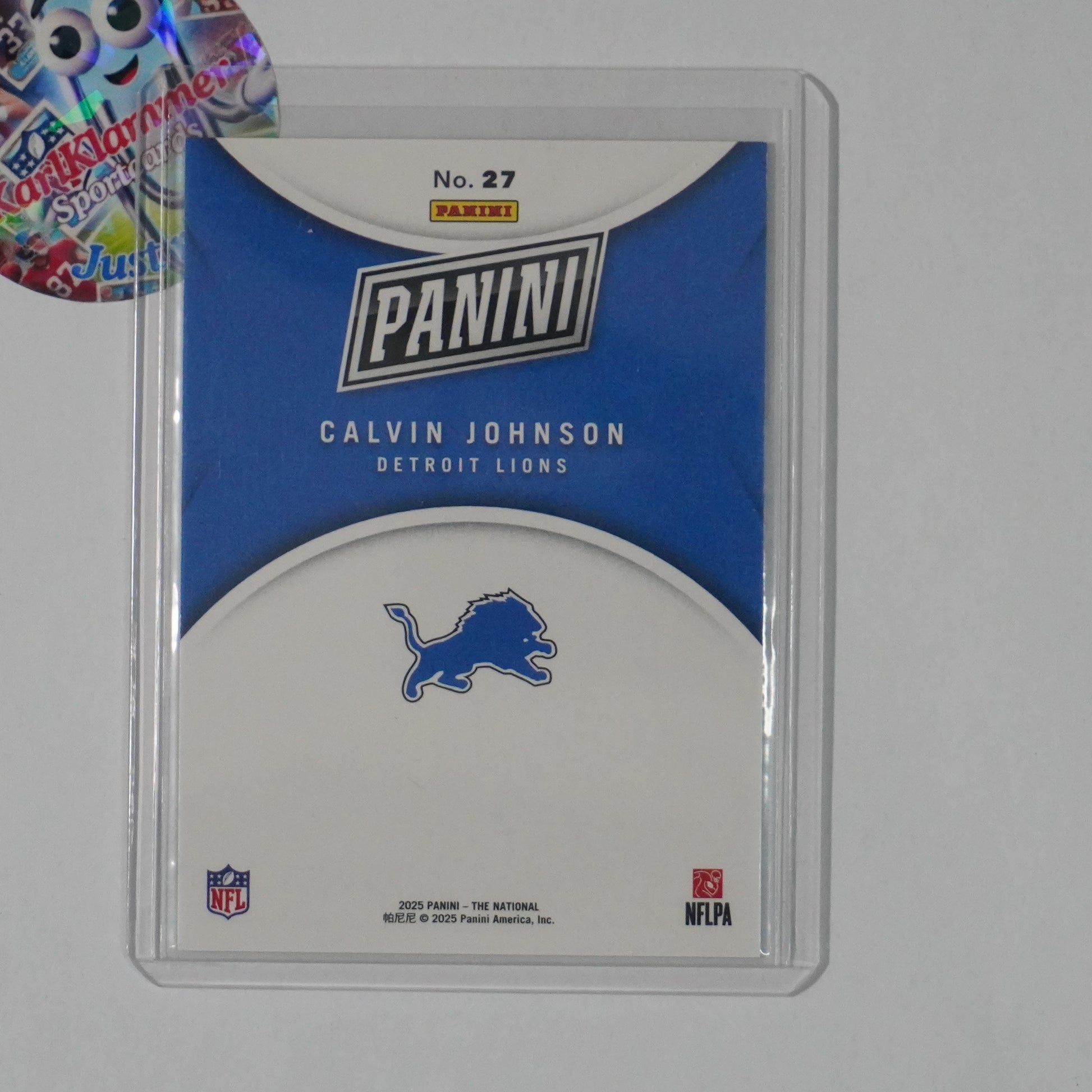 2025 Panini National Convention Silver Packs #27 Calvin Johnson Orange #/199