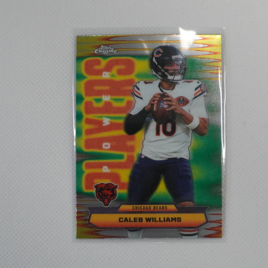 2025 Topps Chrome #PP-7 Caleb Williams Power Players Chicago Bears