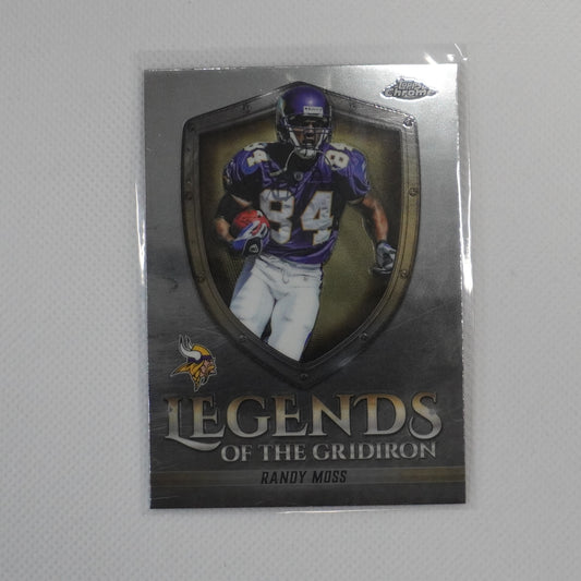 2025 Topps Chrome #LOG-25 Randy Moss Legends of the Gridiron Minnesota Vikings