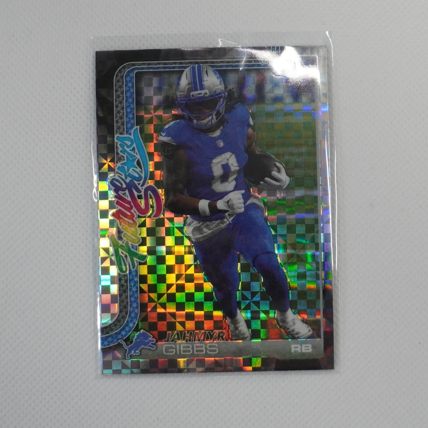 2025 Topps Chrome #FS-10 Jahmyr Gibbs Future Stars X-Fractor Detroit Lions