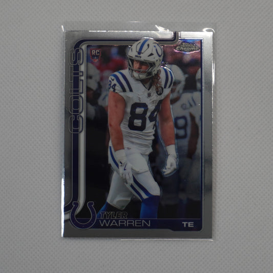 2025 Topps Chrome #346 Tyler Warren Indianapolis Colts RC