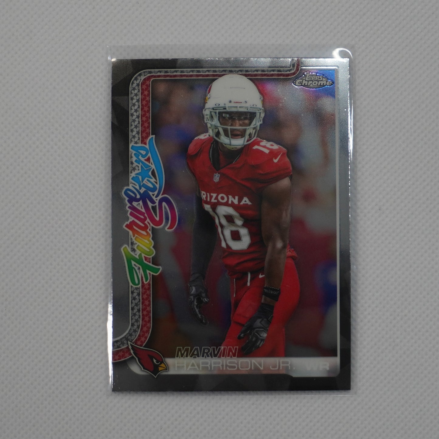 2025 Topps Chrome #FS-6 Marvin Harrison Jr. Future Stars Arizona Cardinals