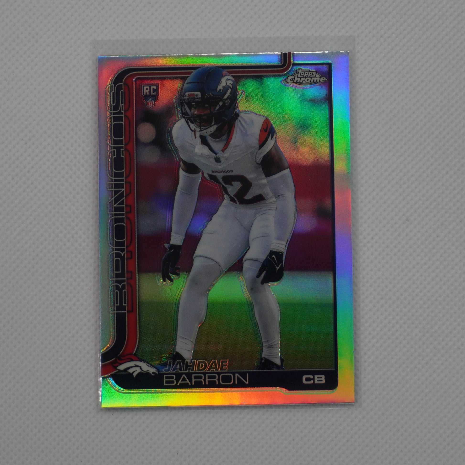 2025 Topps Chrome #359 Jahdae Barron Refractor Denver Broncos RC