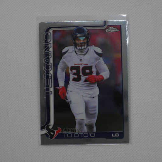 2025 Topps Chrome #122 Henry To'oTo'o Houston Texans