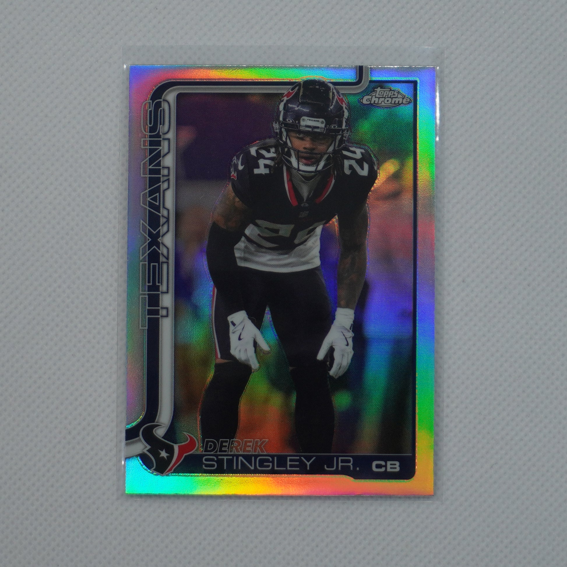 2025 Topps Chrome #116 Derek Stingley Jr. Refractor Houston Texans