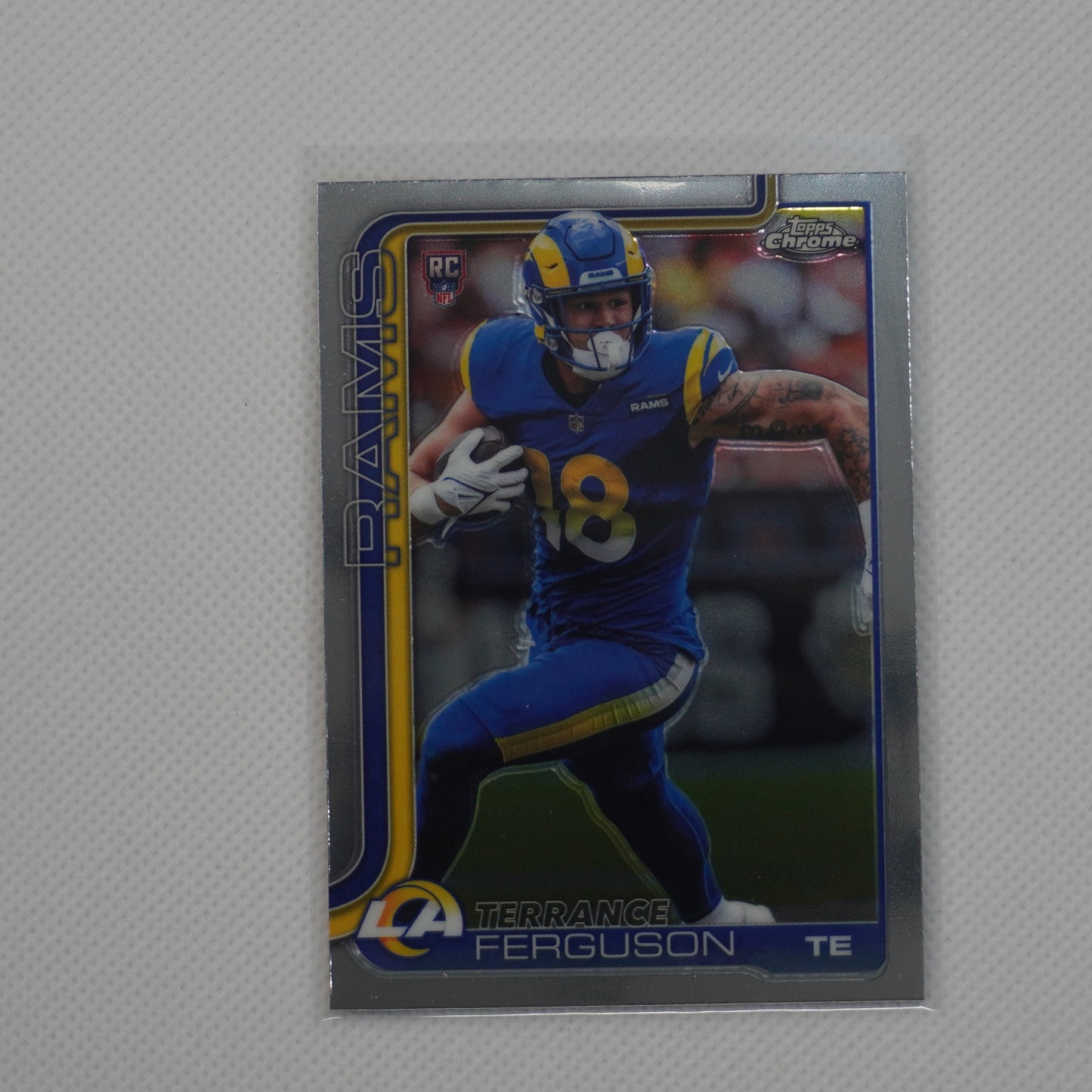 2025 Topps Chrome #335 Terrance Ferguson Los Angeles Rams RC