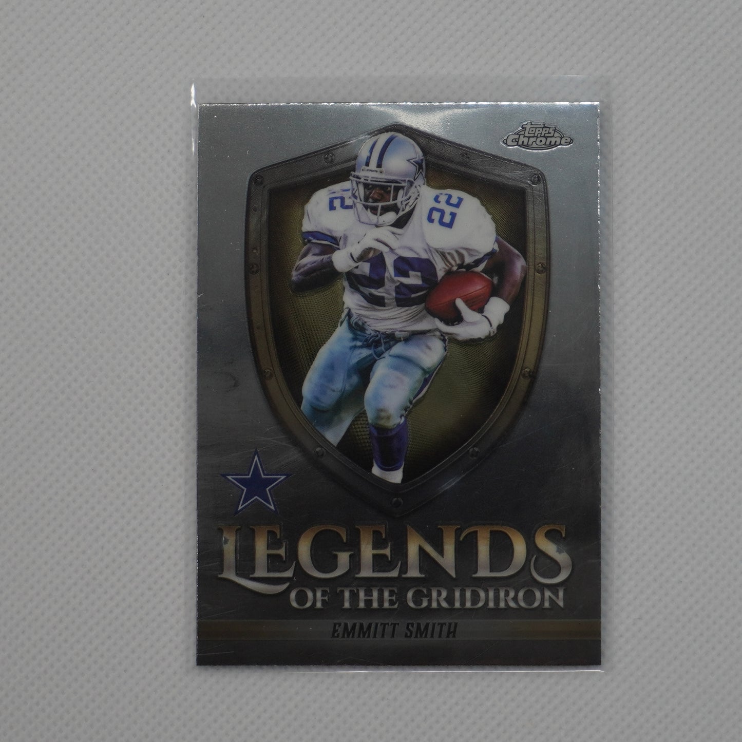 2025 Topps Chrome #LOG-16 Emmitt Smith Legends of the Gridiron Dallas Cowboys