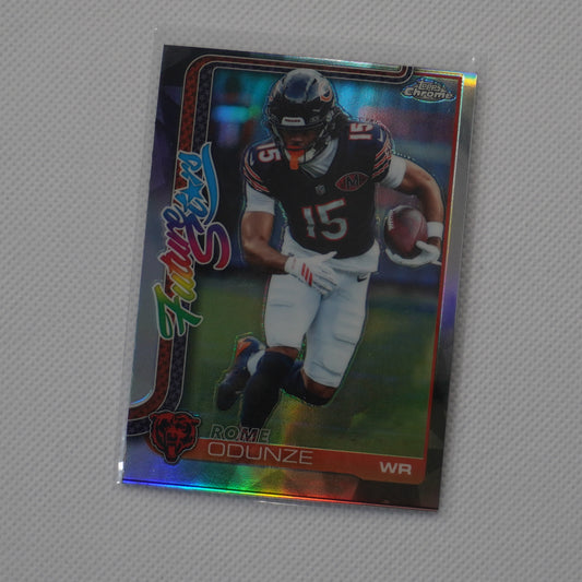 2025 Topps Chrome #FS-2 Rome Odunze Future Stars Refractor Chicago Bears