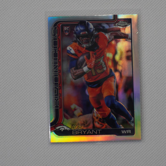 2025 Topps Chrome #313 Pat Bryant Refractor Denver Broncos RC