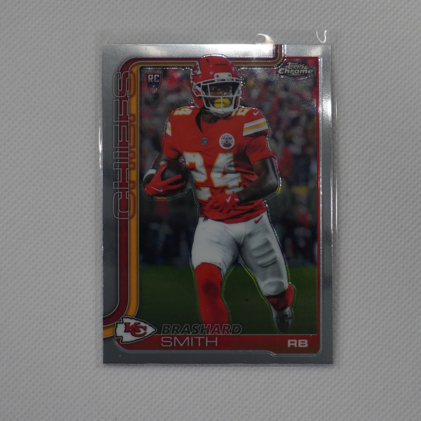 2025 Topps Chrome #311 Brashard Smith Kansas City Chiefs RC