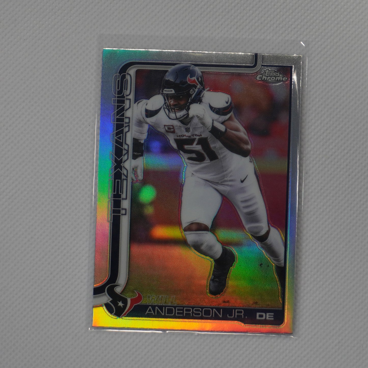 2025 Topps Chrome #121 Will Anderson Jr. Refractor Houston Texans