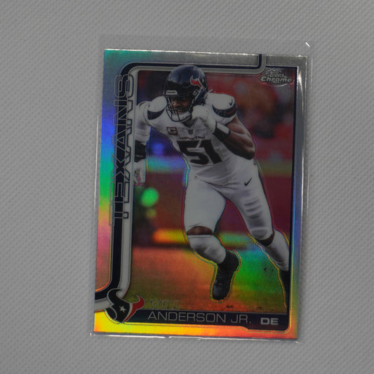 2025 Topps Chrome #121 Will Anderson Jr. Refractor Houston Texans