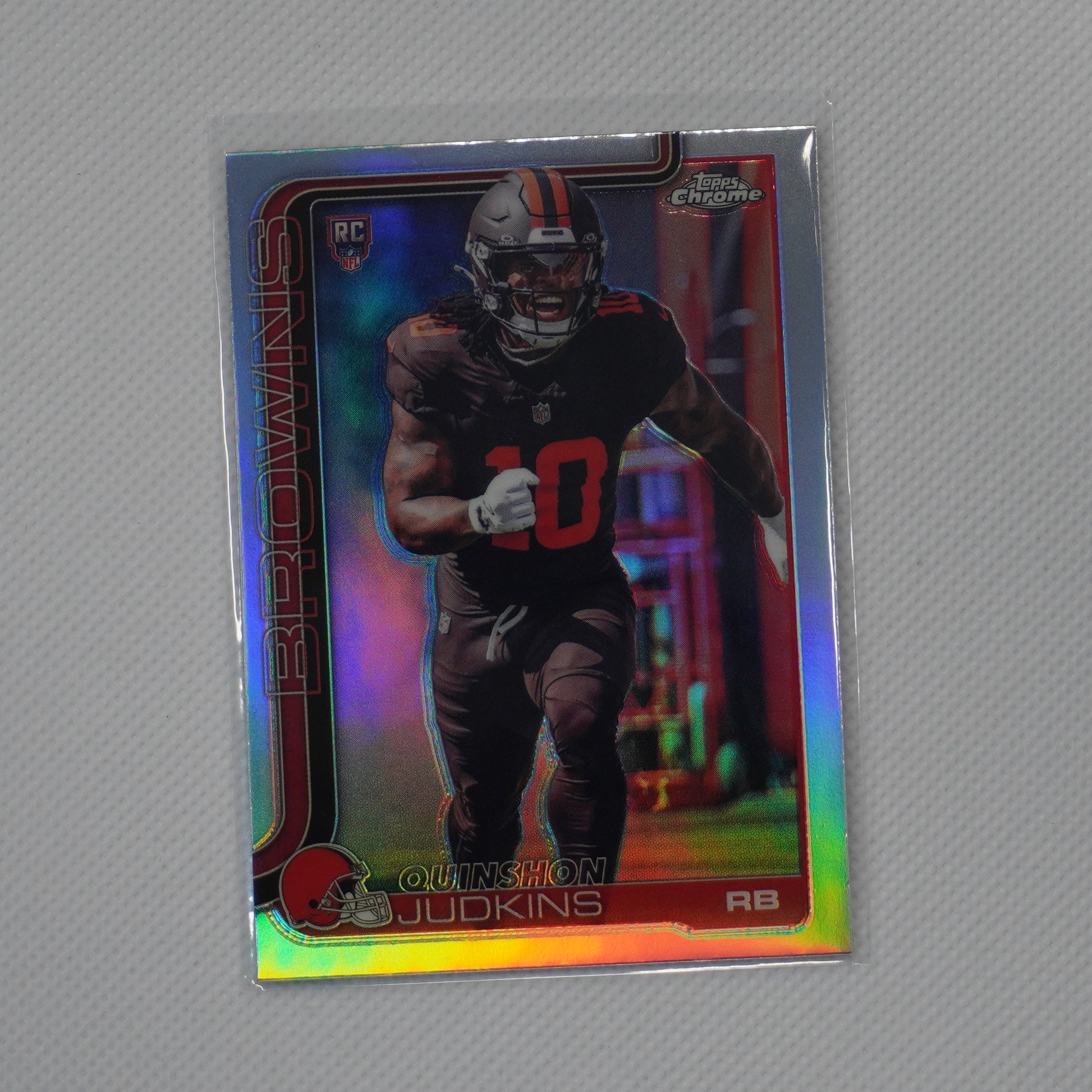 2025 Topps Chrome #325 Quinshon Judkins Refractor Cleveland Browns RC