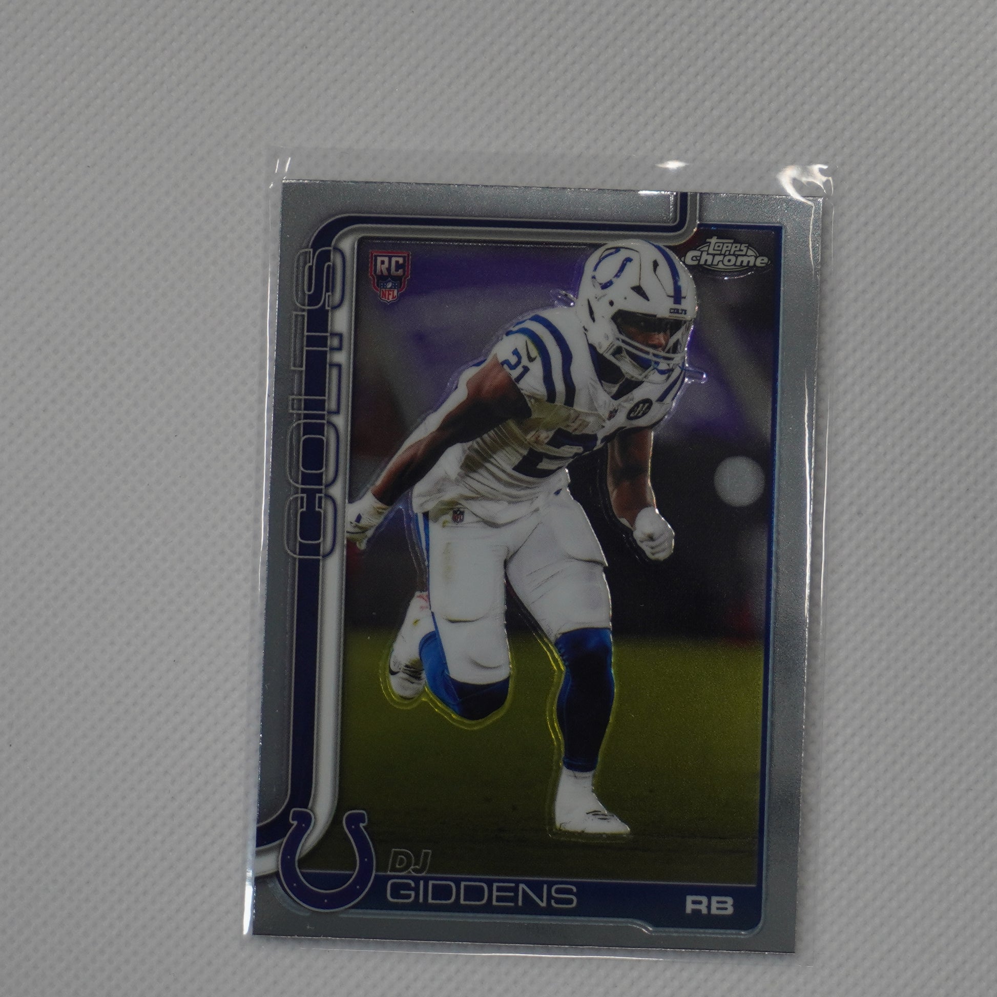 2025 Topps Chrome #390 DJ Giddens Indianapolis Colts RC