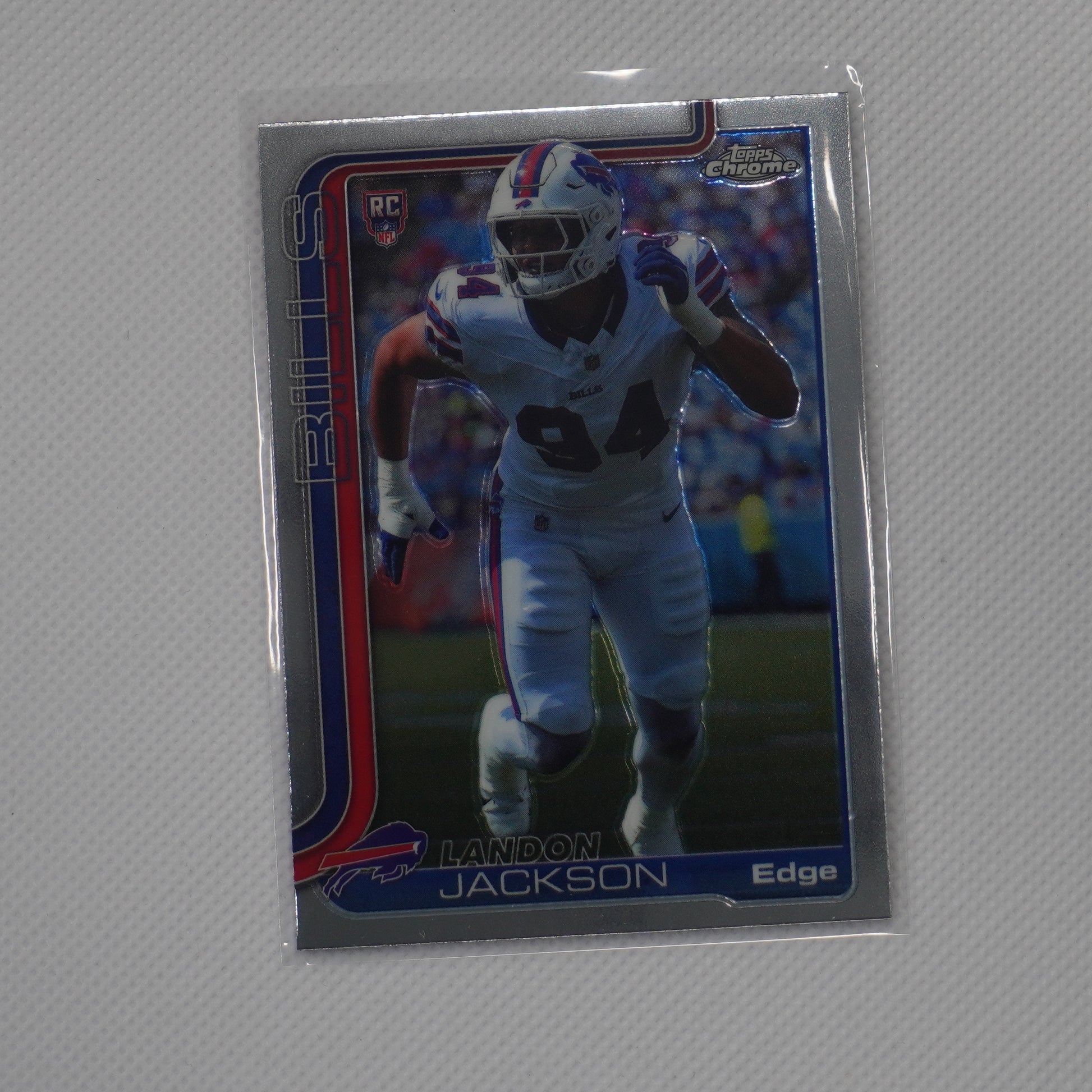 2025 Topps Chrome #358 Landon Jackson Buffalo Bills RC