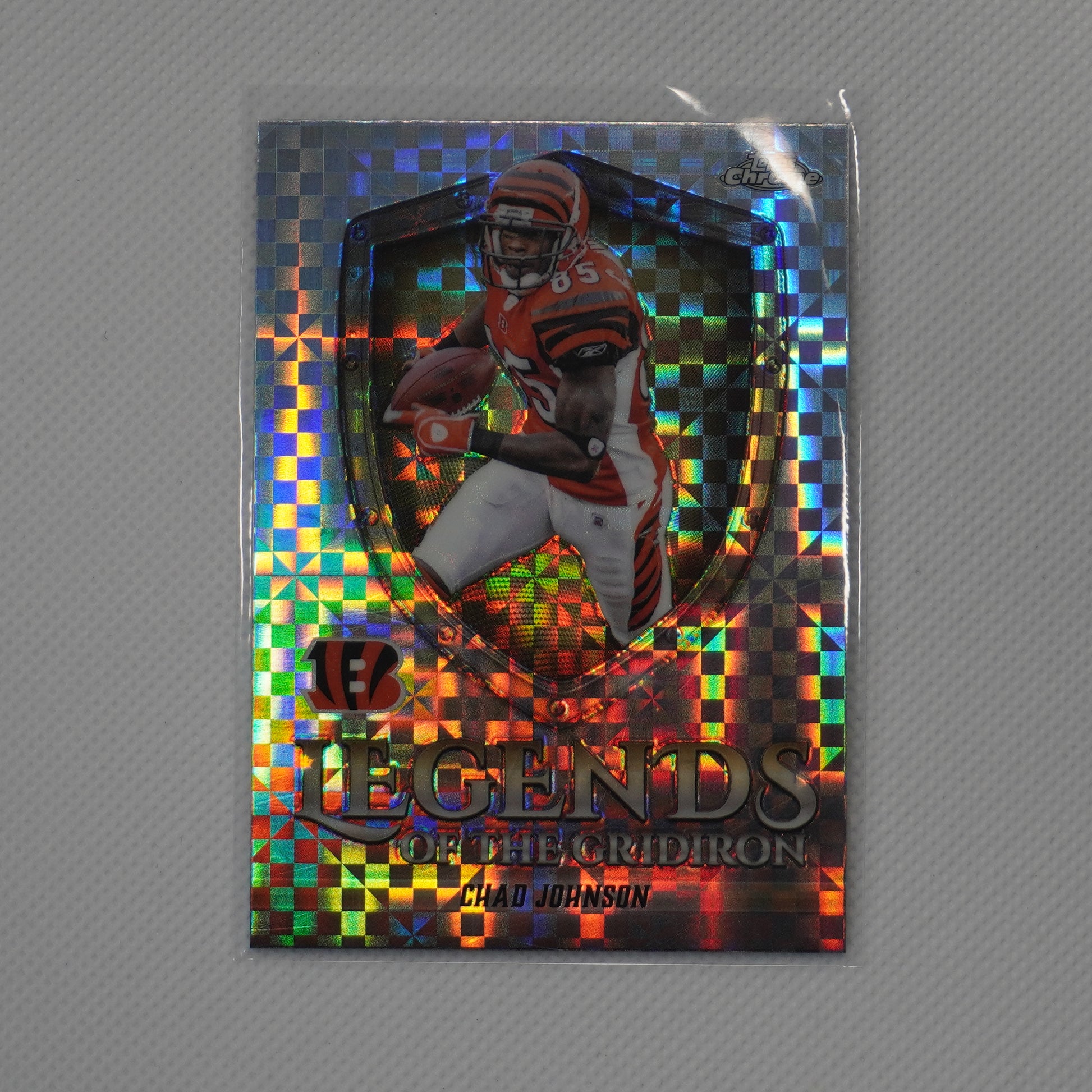 2025 Topps Chrome #LOG-28 Chad Johnson Legends of the Gridiron X-Fractor Bengals