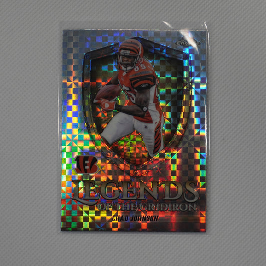 2025 Topps Chrome #LOG-28 Chad Johnson Legends of the Gridiron X-Fractor Bengals