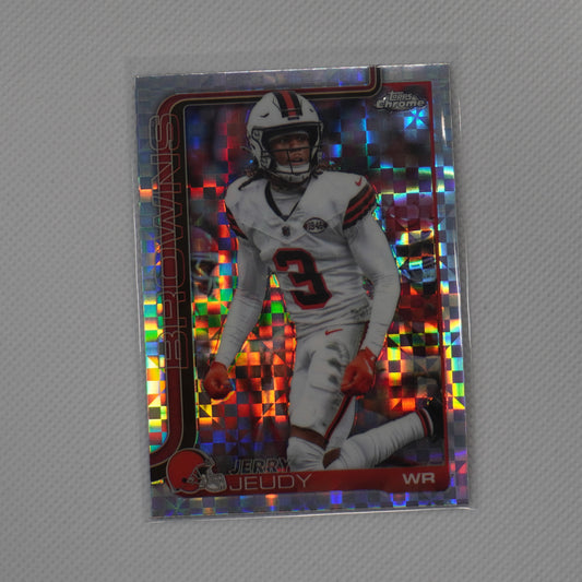 2025 Topps Chrome #68 Jerry Jeudy X-Fractor Cleveland Browns