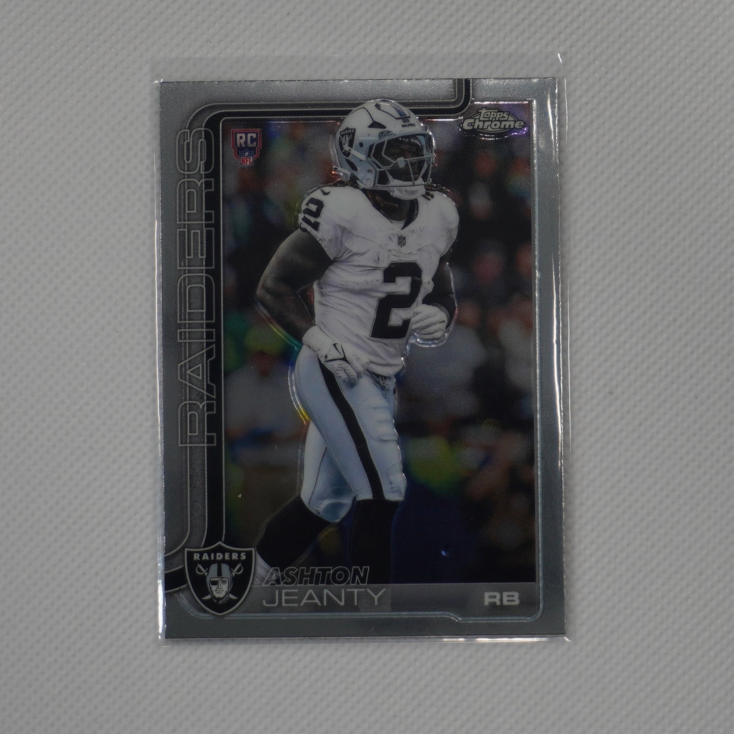 2025 Topps Chrome #322 Ashton Jeanty Las Vegas Raiders RC