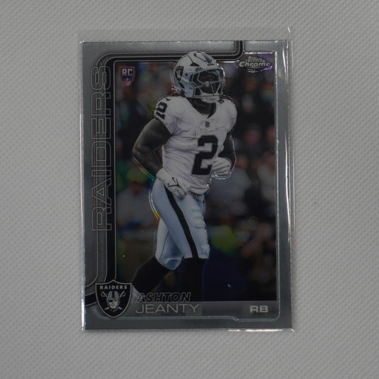2025 Topps Chrome #322 Ashton Jeanty Las Vegas Raiders RC