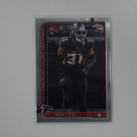 2025 Topps Chrome #393 Xavier Watts Atlanta Falcons RC