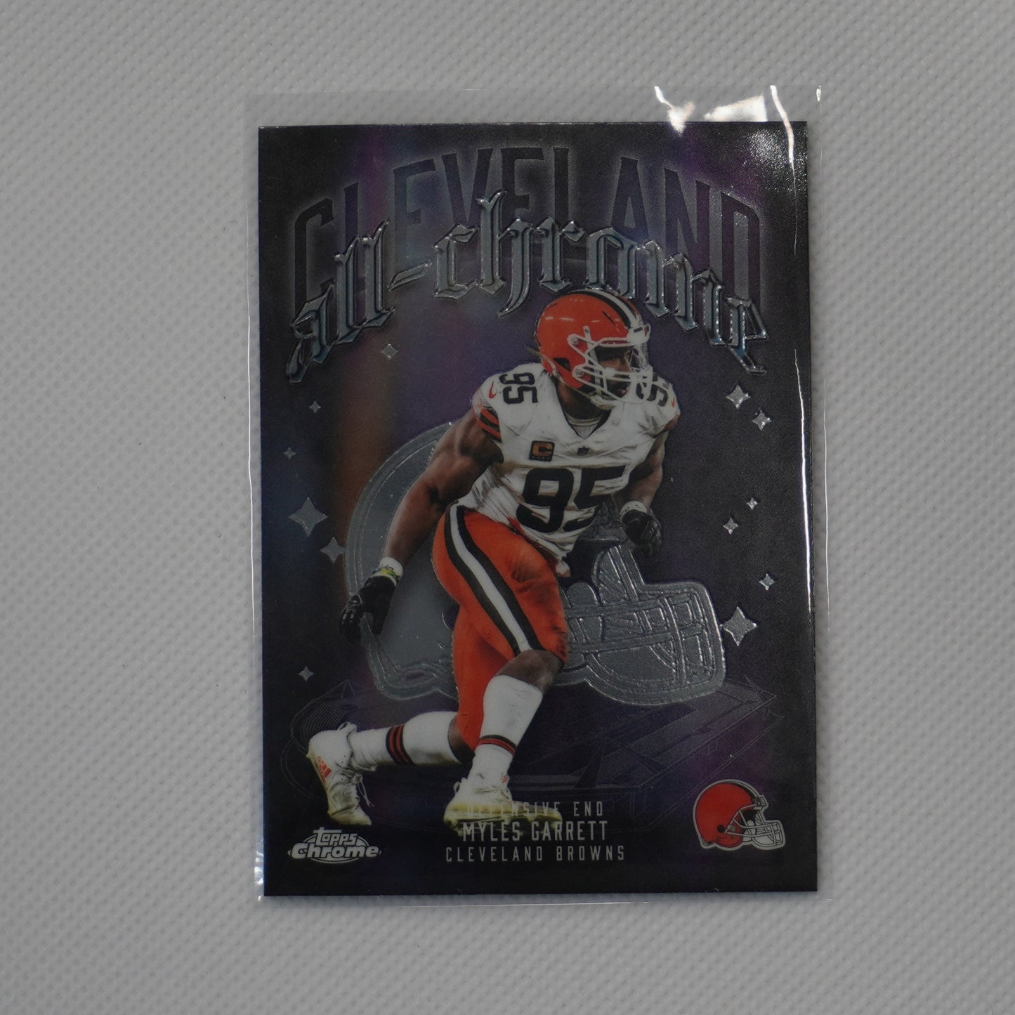 2025 Topps Chrome #ACT-15 Myles Garrett All Chrome Team Cleveland Browns
