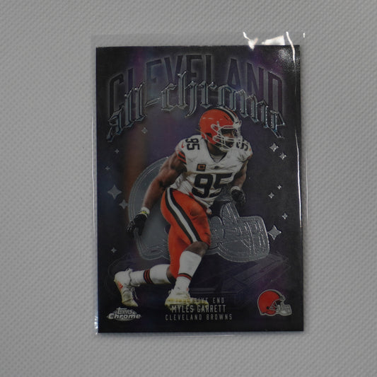 2025 Topps Chrome #ACT-15 Myles Garrett All Chrome Team Cleveland Browns
