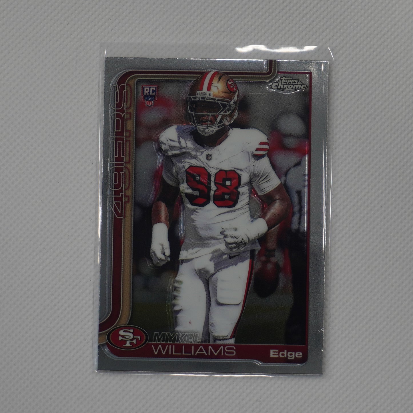 2025 Topps Chrome #352 Mykel Williams San Francisco 49ers RC