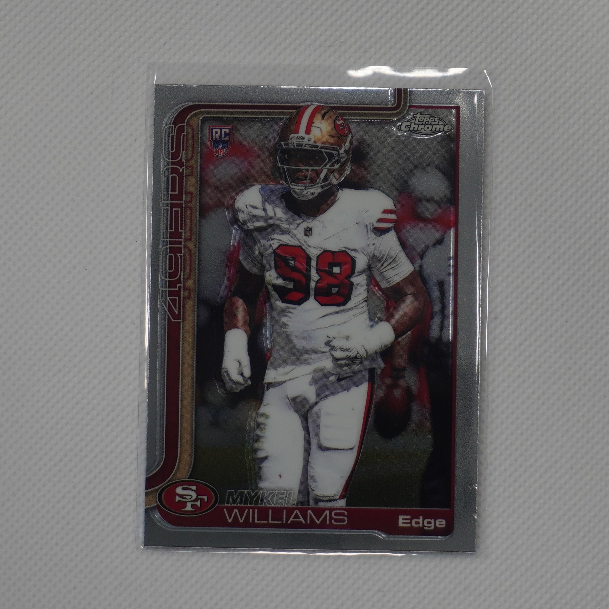 2025 Topps Chrome #352 Mykel Williams San Francisco 49ers RC