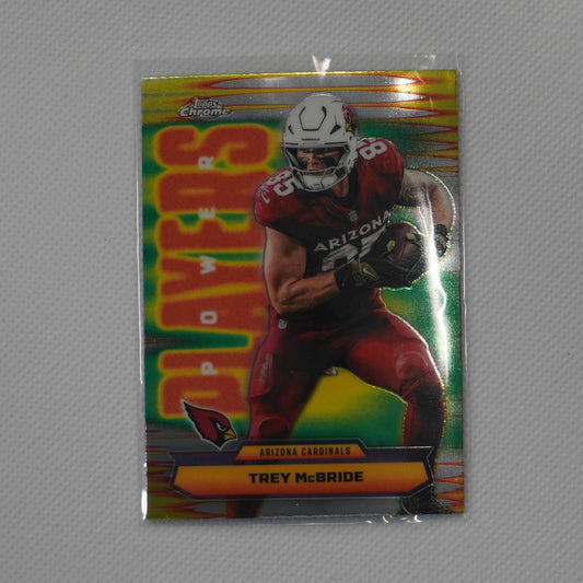 2025 Topps Chrome #PP-32 Trey McBride Power Players Arizona Cardinals