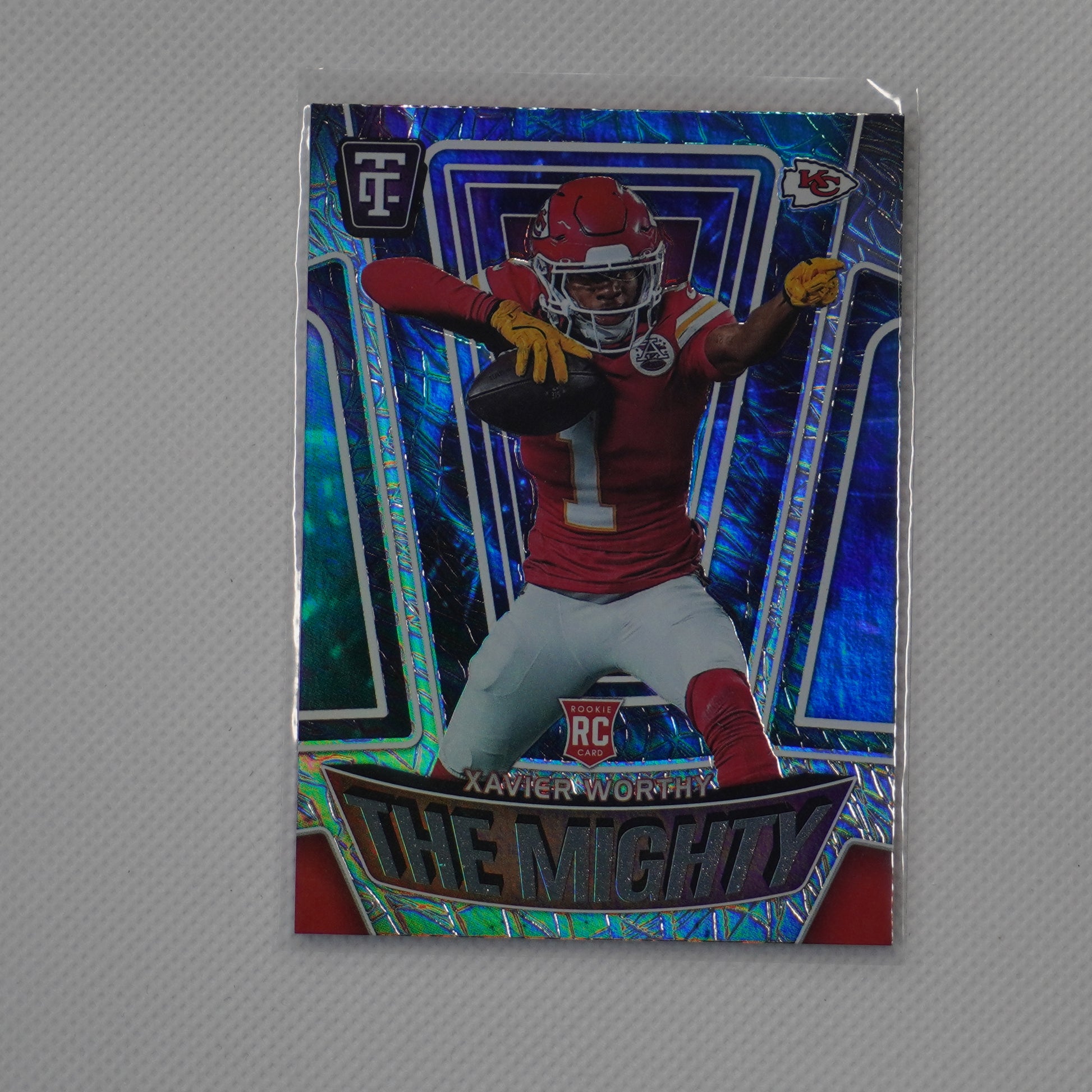 2024 Panini Totally Certified #22 Xavier Worthy The Mighty Kansas City Chiefs