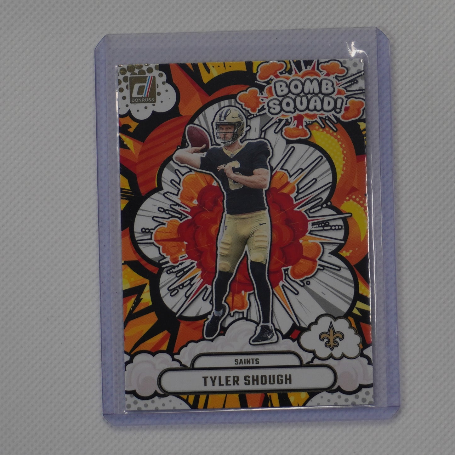 2025 Donruss #BS-TSH Tyler Shough Bomb Squad New Orleans Saints