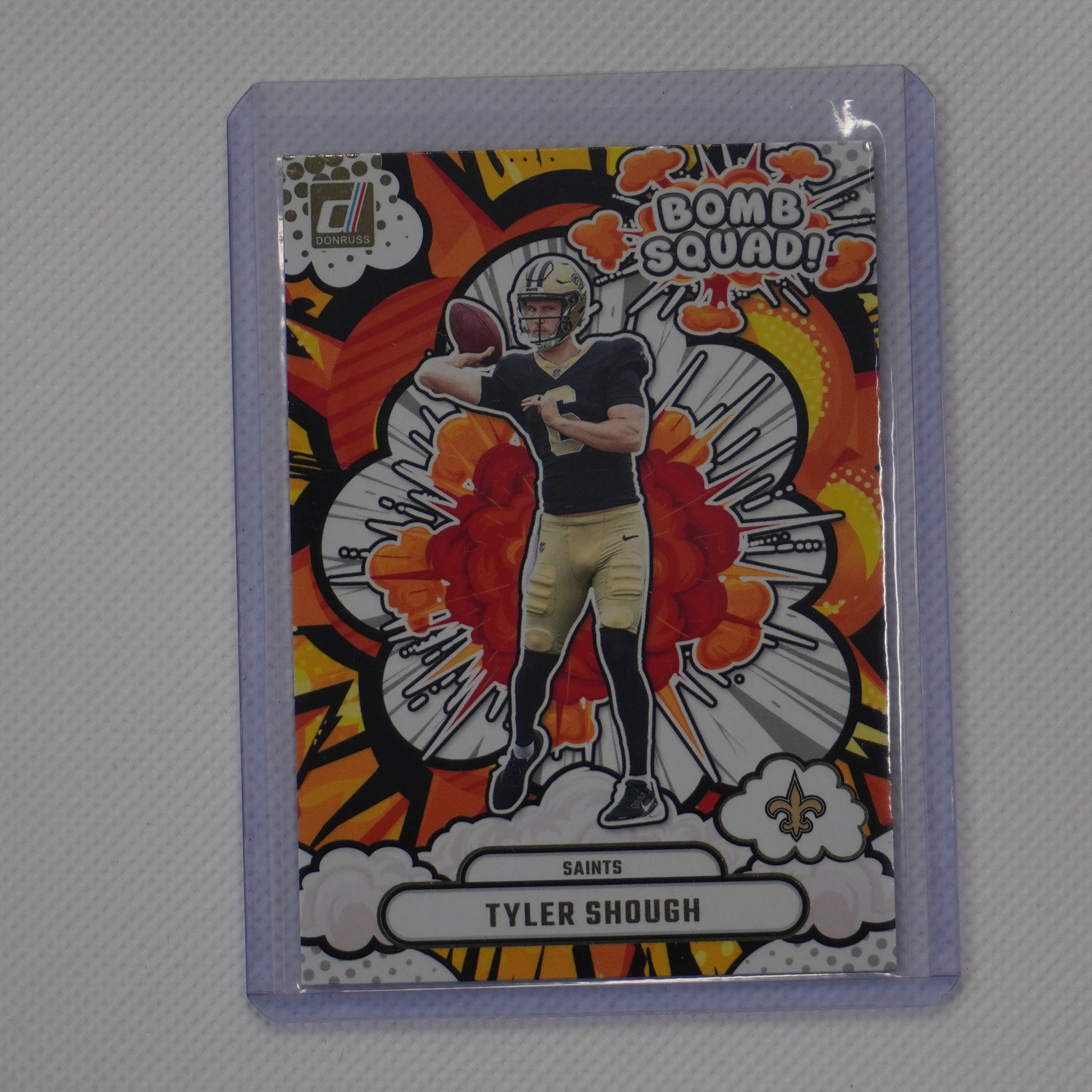 2025 Donruss #BS-TSH Tyler Shough Bomb Squad New Orleans Saints