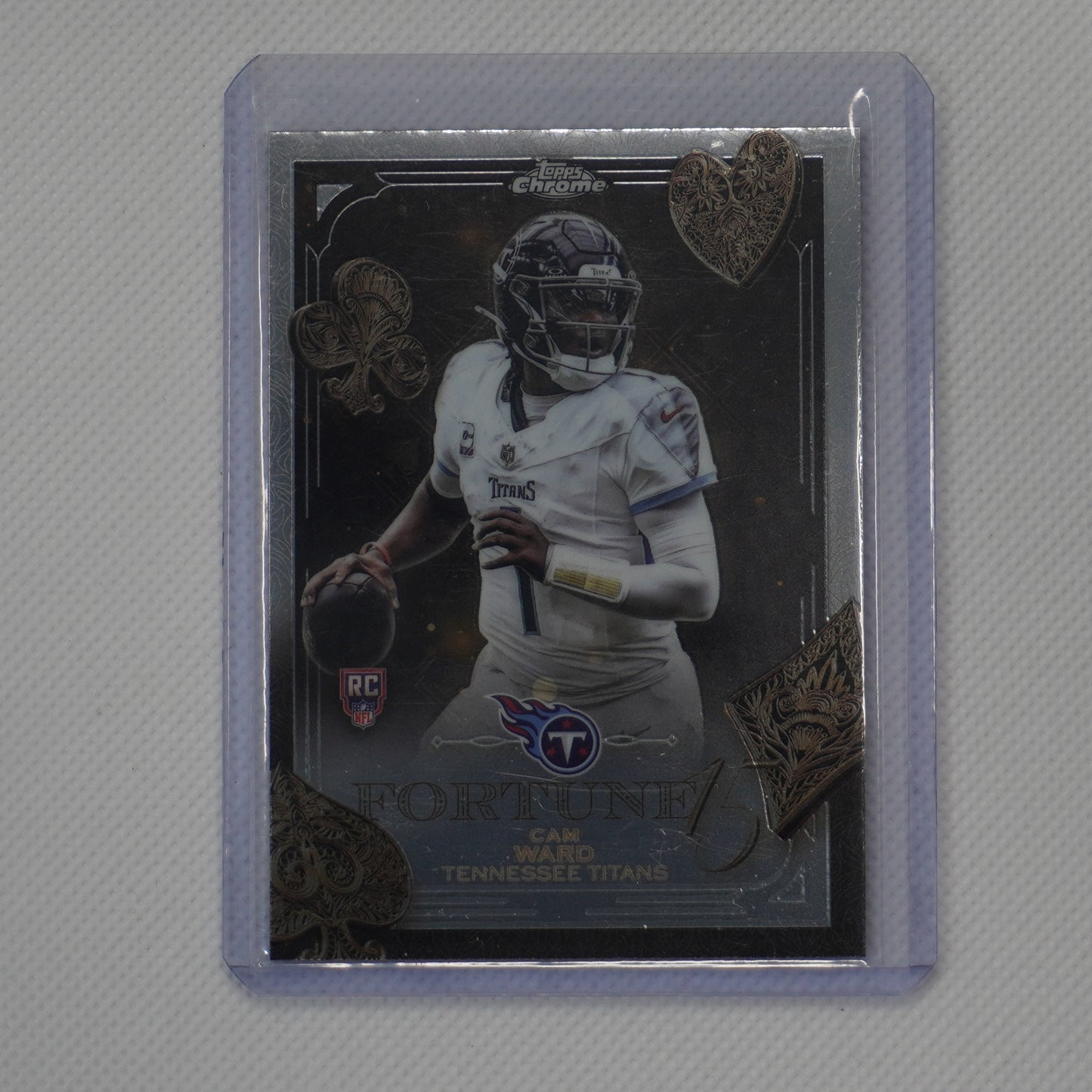 2025 Topps Chrome #F15-22 Cam Ward Fortune 15 Tennessee Titans