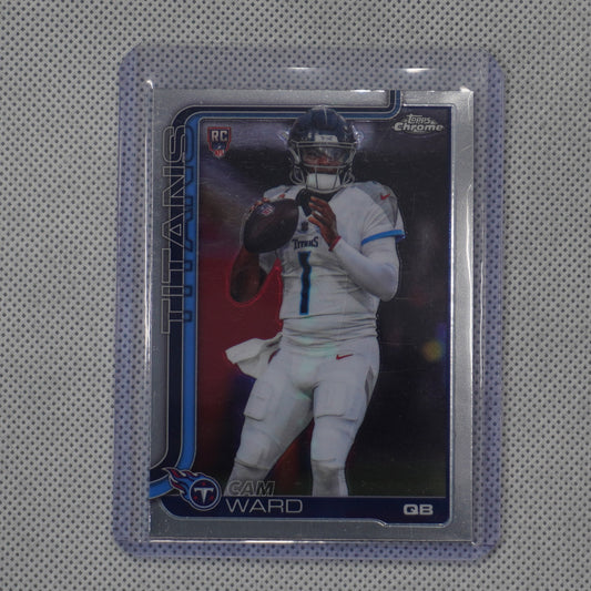 2025 Topps Chrome #314 Cam Ward Tennessee Titans RC