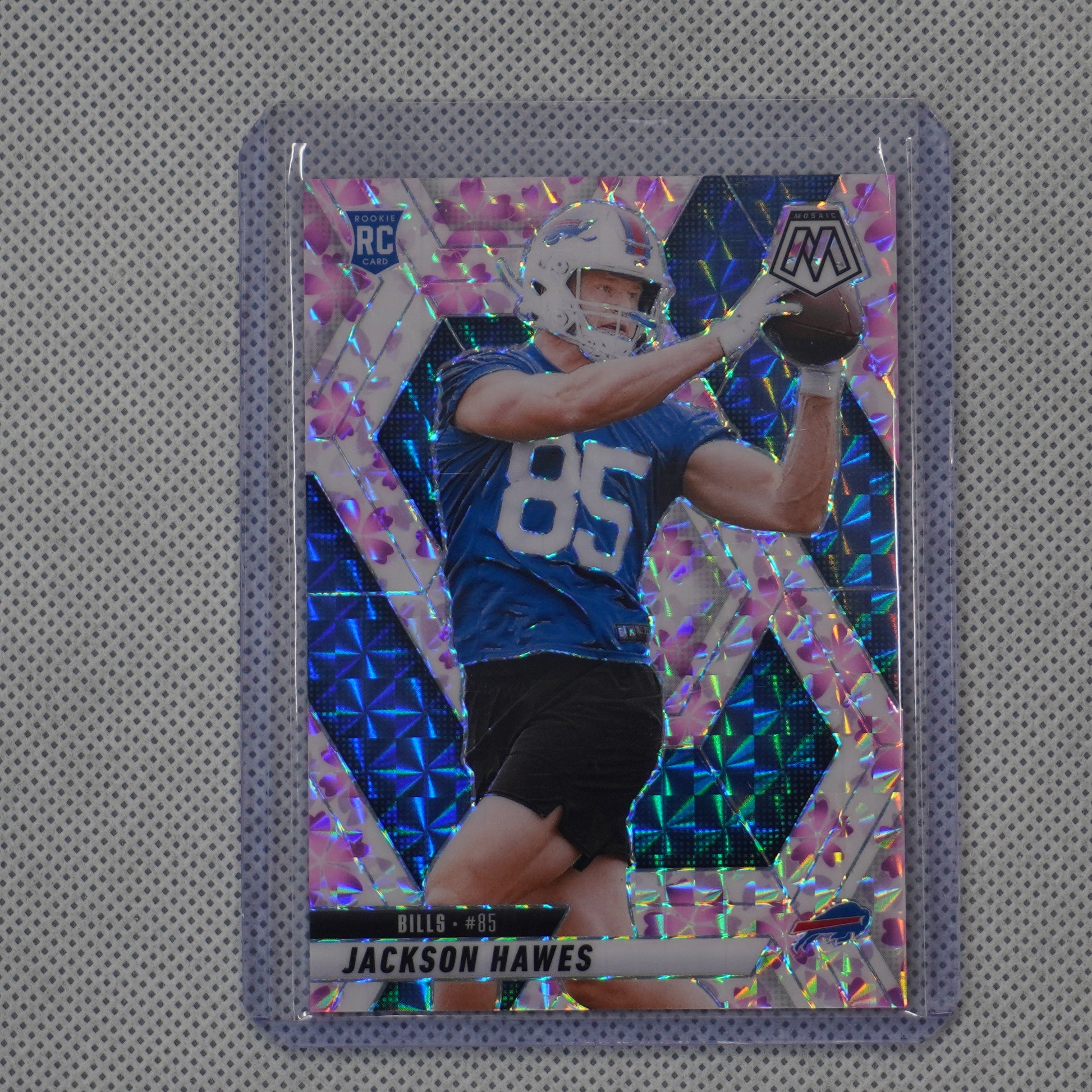 2025 Panini Mosaic #334 Jackson Hawes Mosaic Choice Cherry Blossom #/20 Bills