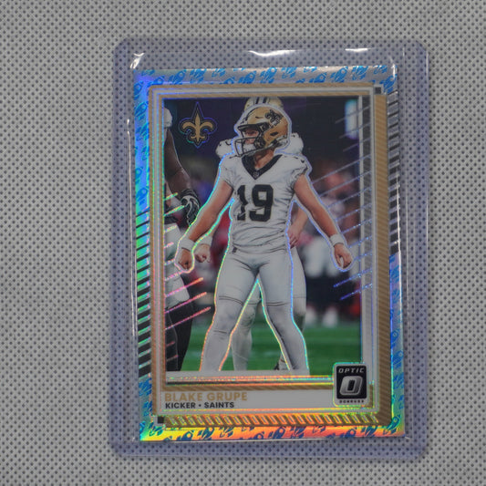 2025 Donruss Optic #87 Blake Grupe Rocket New Orleans Saints