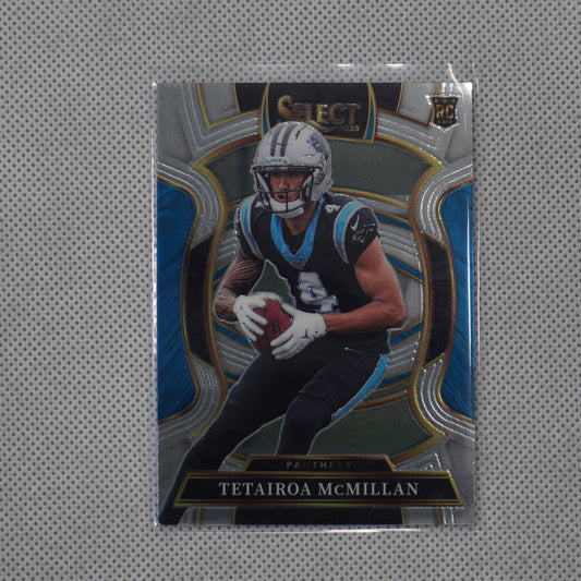 2025 Panini Select #44 Tetairoa McMillan Carolina Panthers RC