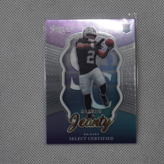 2025 Panini Select #4 Ashton Jeanty Select Certified Rookies Raiders
