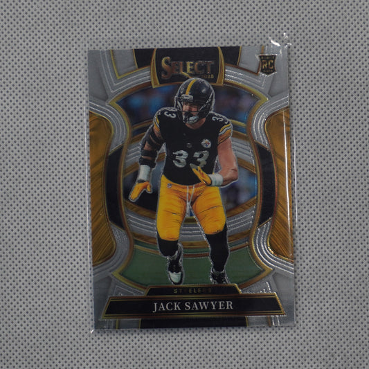 2025 Panini Select #53 Jack Sawyer Pittsburgh Steelers RC