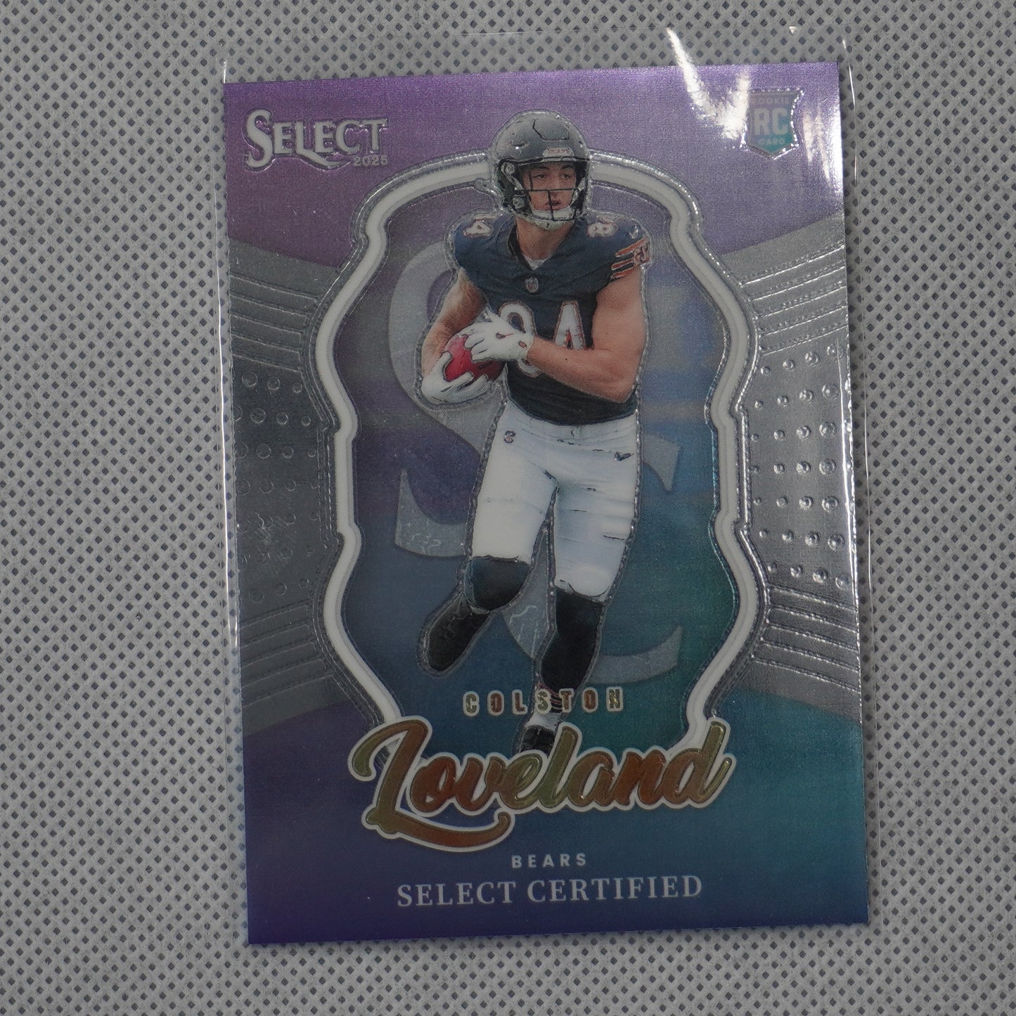 2025 Panini Select #6 Colston Loveland Select Certified Rookies Chicago Bears