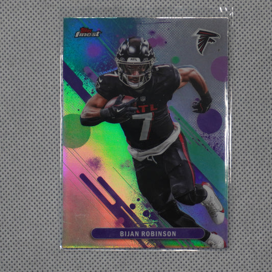 2025 Finest #69 Bijan Robinson Refractor Atlanta Falcons