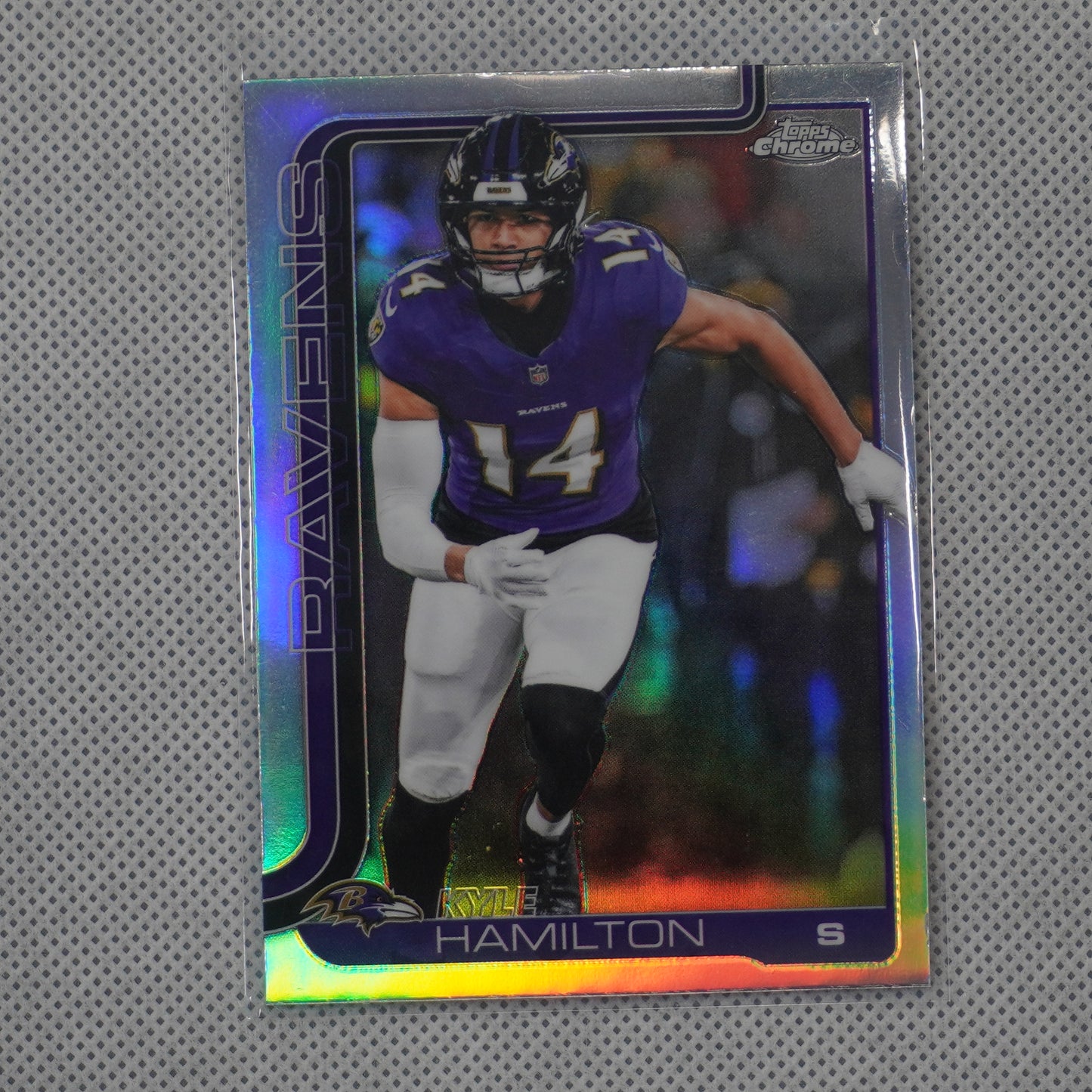 2025 Topps Chrome #29 Kyle Hamilton Refractor Baltimore Ravens