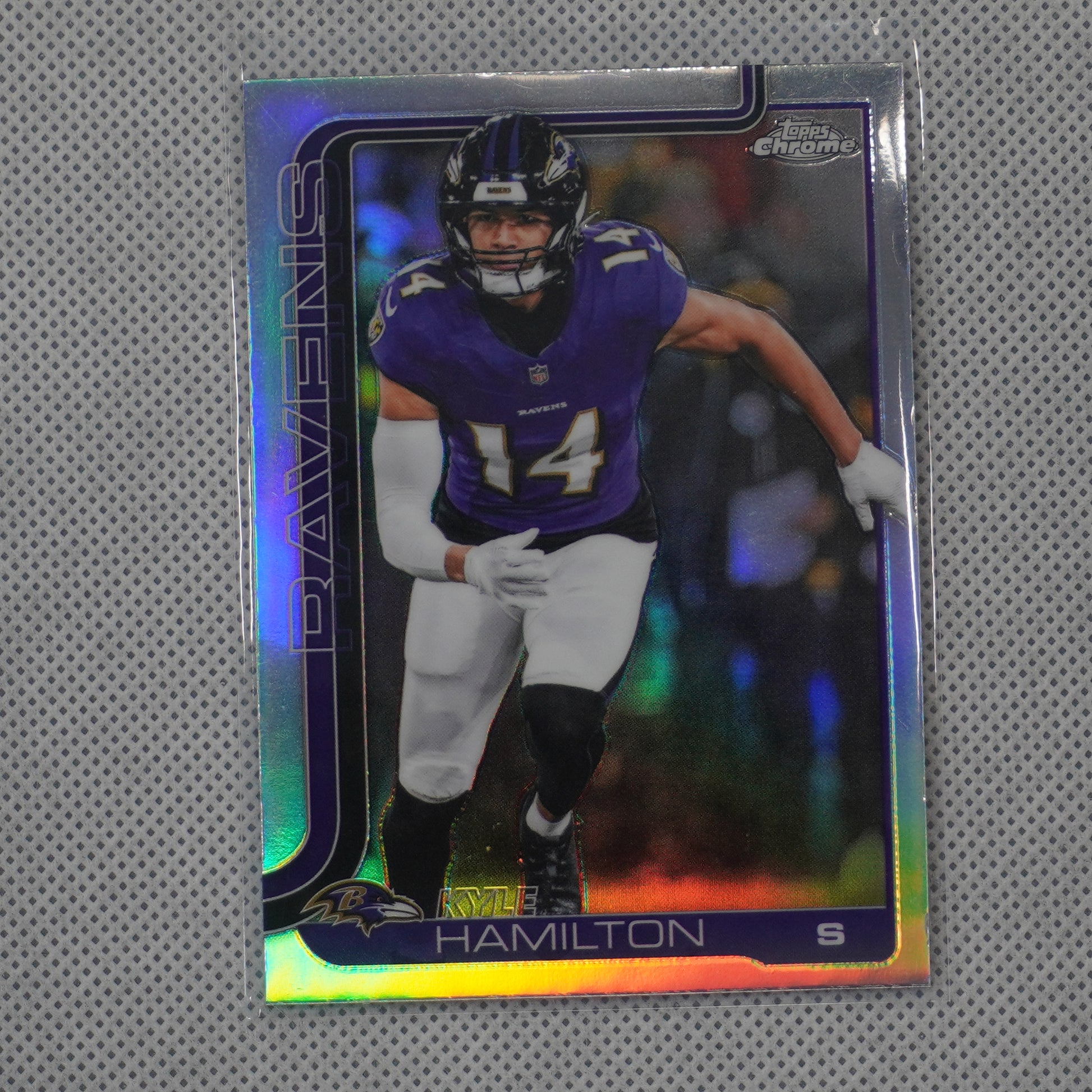 2025 Topps Chrome #29 Kyle Hamilton Refractor Baltimore Ravens
