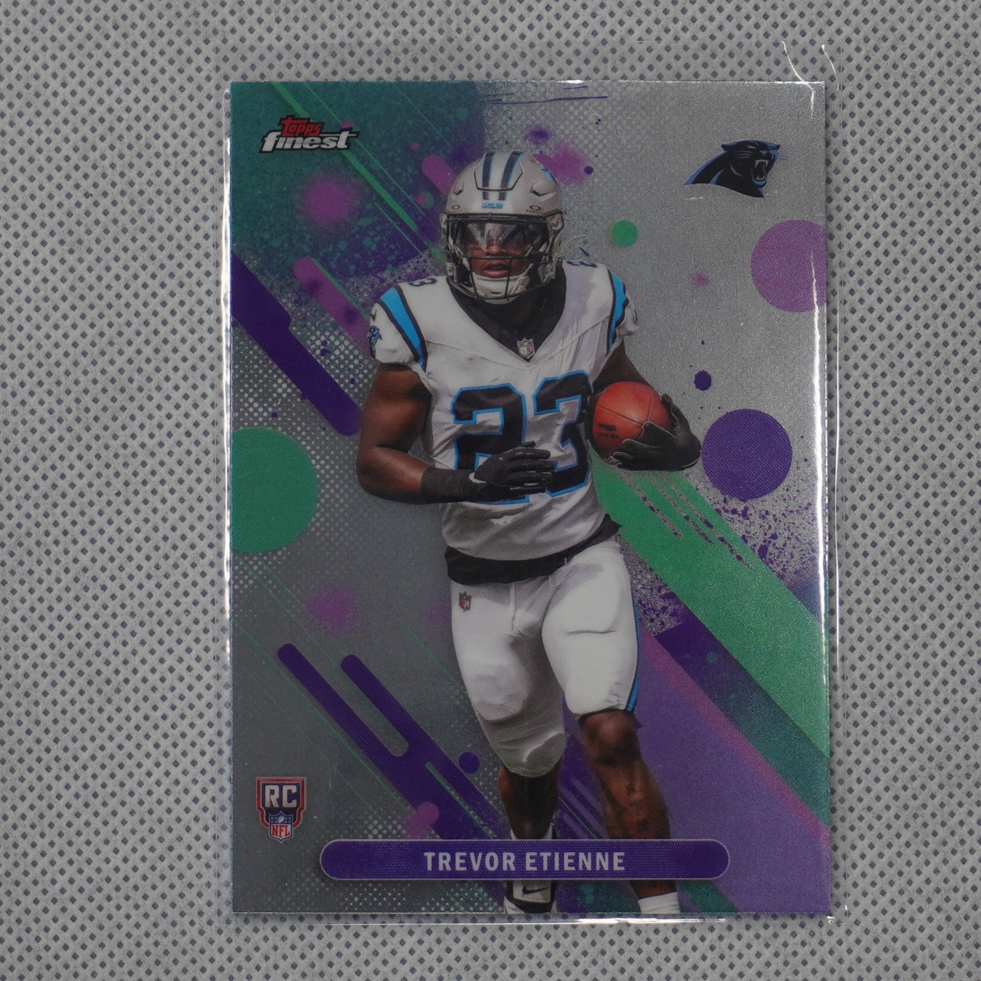 2025 Finest #19 Trevor Etienne Carolina Panthers RC