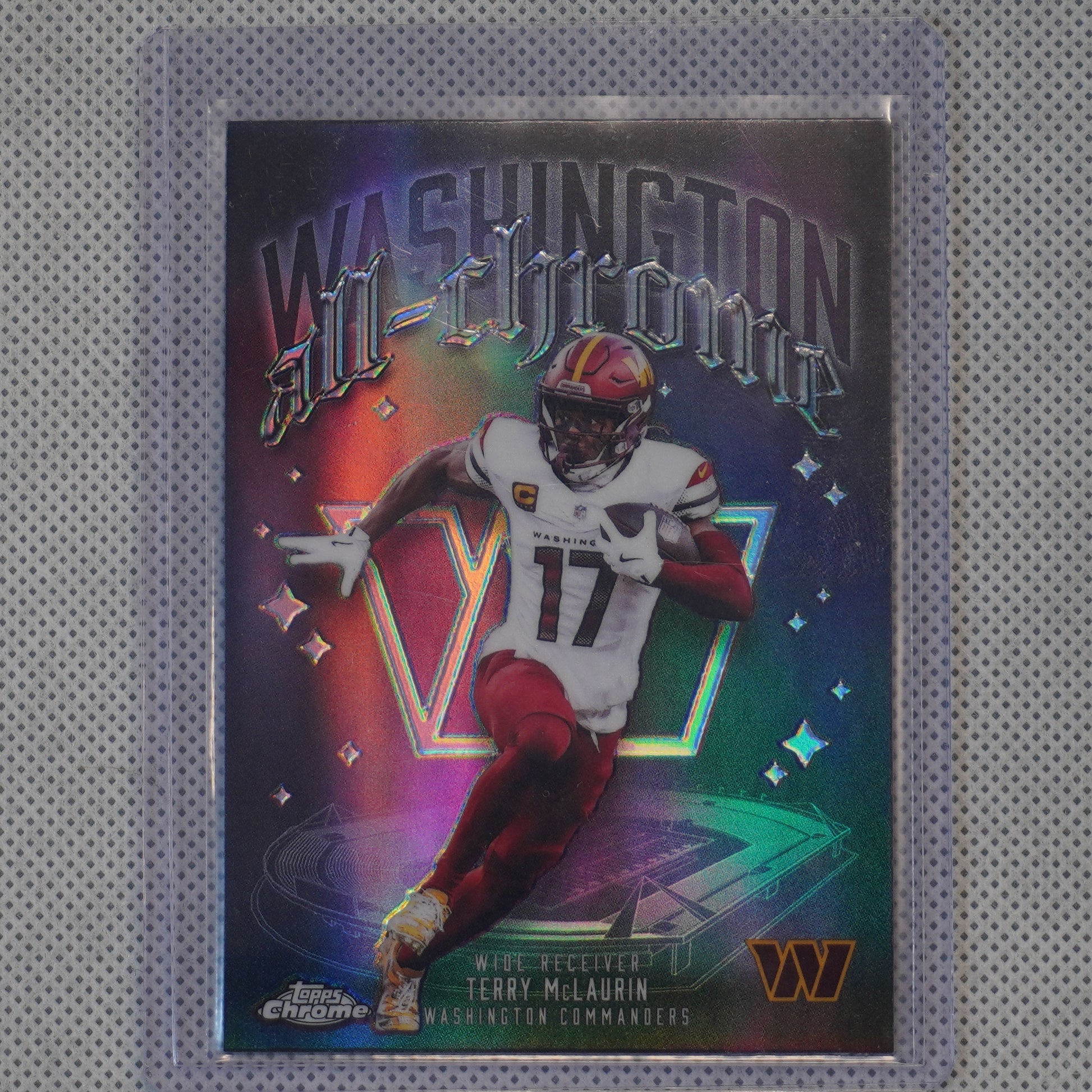 2025 Topps Chrome #ACT-9 Terry McLaurin All-Chrome Team Refractor Washington Commanders