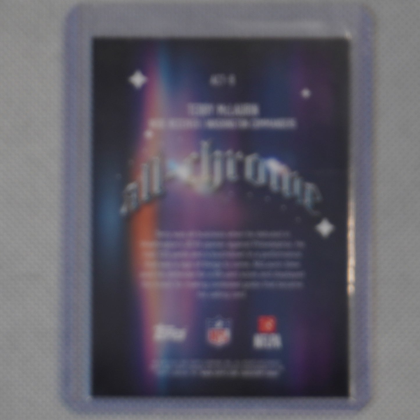 2025 Topps Chrome #ACT-9 Terry McLaurin All Chrome Team Washington Commanders